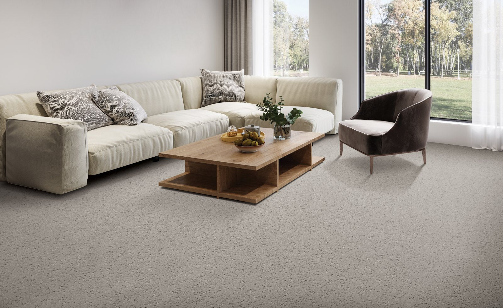 Mohawk Flooring Mineral Earth - room scene